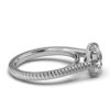 Classic solitaire ring with a clean setting and refined finish