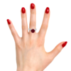 925 Sterling Silver 3.37 Carat Pink Tourmaline And Diamond Ring - Image 5