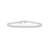 925 sterling silver tennis bracelet with thick gold plating