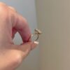 925 Sterling Silver 3 Carat Bezel Setting Emerald Cut Engagement Ring | Engagement Ring - Image 4