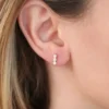 925 sterling silver earrings with thick gold plating