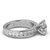 925 Sterling Silver 3ct Solitaire Diamond Ring - Image 4