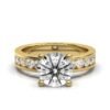 925 Sterling Silver 3ct Solitaire Diamond Ring - Image 6