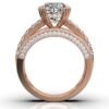 925 Sterling Silver 3ct Solitaire Diamond Ring - Image 9