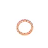 925 Sterling Silver 4.19 Carat Multi-Sapphire Eternity Ring |Eternity Gemstone Band - Image 4