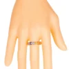 925 Sterling Silver 4.19 Carat Multi-Sapphire Eternity Ring |Eternity Gemstone Band - Image 5