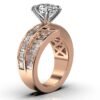 925 Sterling Silver 4.2ct Solitaire Diamond Ring - Image 3