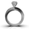 925 Sterling Silver 4.2ct Solitaire Diamond Ring - Image 7