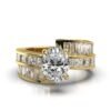 925 Sterling Silver 4.2ct Solitaire Diamond Ring - Image 8