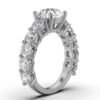 925 Sterling Silver 4.5ctw Solitaire Diamond Engagement Ring - Image 3