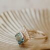 925 Sterling Silver 4.70 ct Cushion Bi-Color Montana Sapphire Ring