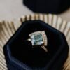 925 Sterling Silver 4.70 ct Cushion Bi-Color Montana Sapphire Ring - Image 4