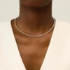 925 sterling silver necklace with thick gold plating