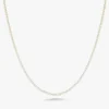 18-inch tennis necklace with 4-prong classic setting