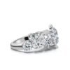 925 Sterling Silver 5.5ct Halo Diamond Ring - Image 4