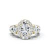 925 Sterling Silver 5.5ct Halo Diamond Ring - Image 6