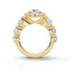 925 Sterling Silver 5.5ct Halo Diamond Ring - Image 7