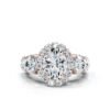 925 Sterling Silver 5.5ct Halo Diamond Ring - Image 8