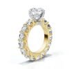 925 Sterling Silver 5.8 ct Diamond Ring - Image 5