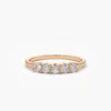 Sterling silver ring with refined five stone sparkle