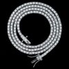 18-inch tennis necklace with bold 5.80mm stones