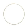22-inch tennis necklace with bold 5.20mm round stones
