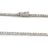 16-inch tennis necklace with 6.20mm round stones in a classic line