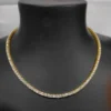 57.42ctw tennis necklace with 5.50mm round stones