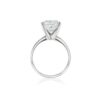 925 Sterling Silver 5ct cushion engagement ring, 925 Sterling Silver engagement ring, Diamond - Image 3