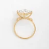 925 Sterling Silver 5ct. Princess Cut  Diamond Engagement Ring - Image 3