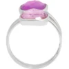 Ring with 7.22 carats of purple and pink amethyst