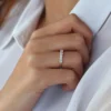 Sterling silver ring featuring a 3.0 mm profile