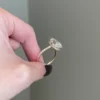925 Sterling Silver 8 Carat Cushion Cut Ring 925 Sterling Silver - Image 6
