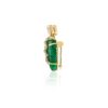 Brooch pendant measuring 30 mm long and 14 mm wide