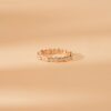 925 Sterling Silver Alternating Diamond Eternity Ring - Image 2