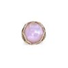 925 Sterling Silver Amethyst And Mother Of Pearl Ring
