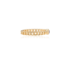 Sterling silver ring with a 2.5 mm shank width