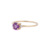 925 Sterling Silver Amethyst Ring - Image 3