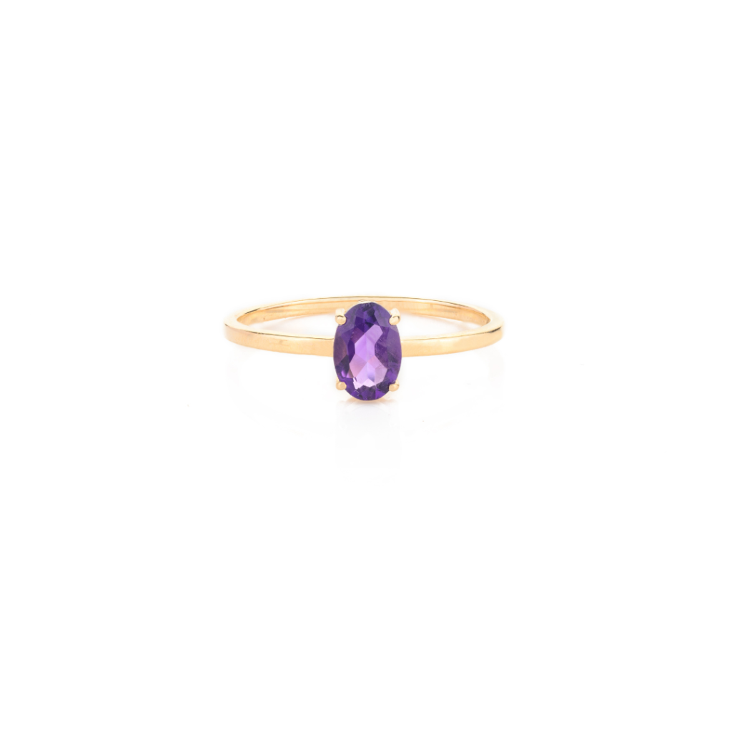 925 Sterling Silver Amethyst Rings