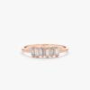 925 Sterling Silver April Birthstone Diamond Cluster Ring