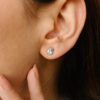 925 Sterling Silver Aquamarine Combo Jewelry Set - Image 7