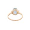 925 Sterling Silver Aquamarine Ring - Image 4