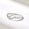 Sterling silver ring with 4.70 mm top width