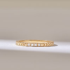 925 Sterling Silver Arrow Pattern Engraved Diamonds Wedding Ring - Image 2