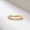 925 Sterling Silver Arrow Pattern Engraved Diamonds Wedding Ring - Image 4