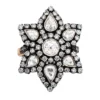 925 Sterling Silver Art Deco and Cocktail Style Ring Handmade For Women