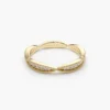 925 Sterling Silver Art Deco Graduating Diamond Full Eternity Ring - Image 2