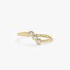 925 Sterling Silver Ascending Diamond Ring