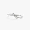 925 Sterling Silver Ascending Diamond Ring - Image 2