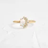 925 Sterling Silver Astra Ring with a white sapphire-style stone